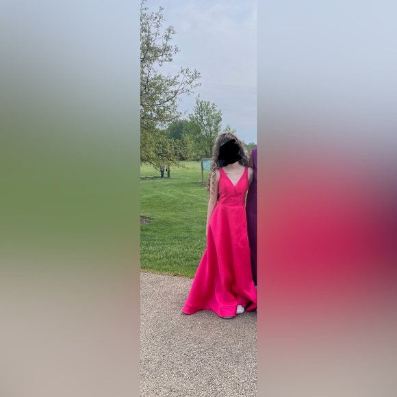 Bri’Zan Couture Pink Homecoming/Prom Dress - Picture 1 of 5